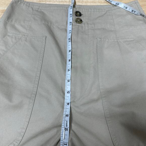 Isabel Etoile Marant NWOT Beige Pralunia Pant Size 36 US 4 100% Cotton High Rise - Picture 10 of 11